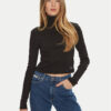 Calvin Klein Jeans Поло J20J224196 Черен Regular Fit за Жени цена