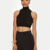 Elisabetta Franchi Поло TK-28B-46E2 Черен Slim Fit за Жени цена