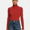 Gap Поло 625610-00 Червен Slim Fit за Жени цена