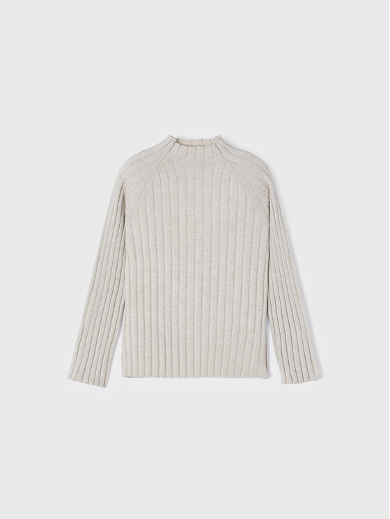Mayoral Поло 4024 Бежов Slim Fit за Момичета цена