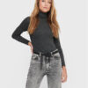 ONLY Поло Karol 15165075 Сив Slim Fit за Жени цена