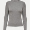 ONLY Поло Sille 15256046 Сив Slim Fit за Жени цена