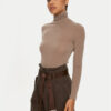 Pinko Поло Abdaly 102067 A24I Сив Regular Fit за Жени цена