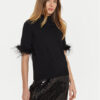 TWINSET Поло 242TP3901 Черен Regular Fit за Жени цена