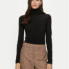 Tommy Hilfiger Поло WW0WW43098 Черен Slim Fit за Жени цена