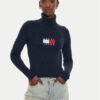 Tommy Jeans Поло Flag DW0DW18678 Тъмносин Regular Fit за Жени цена