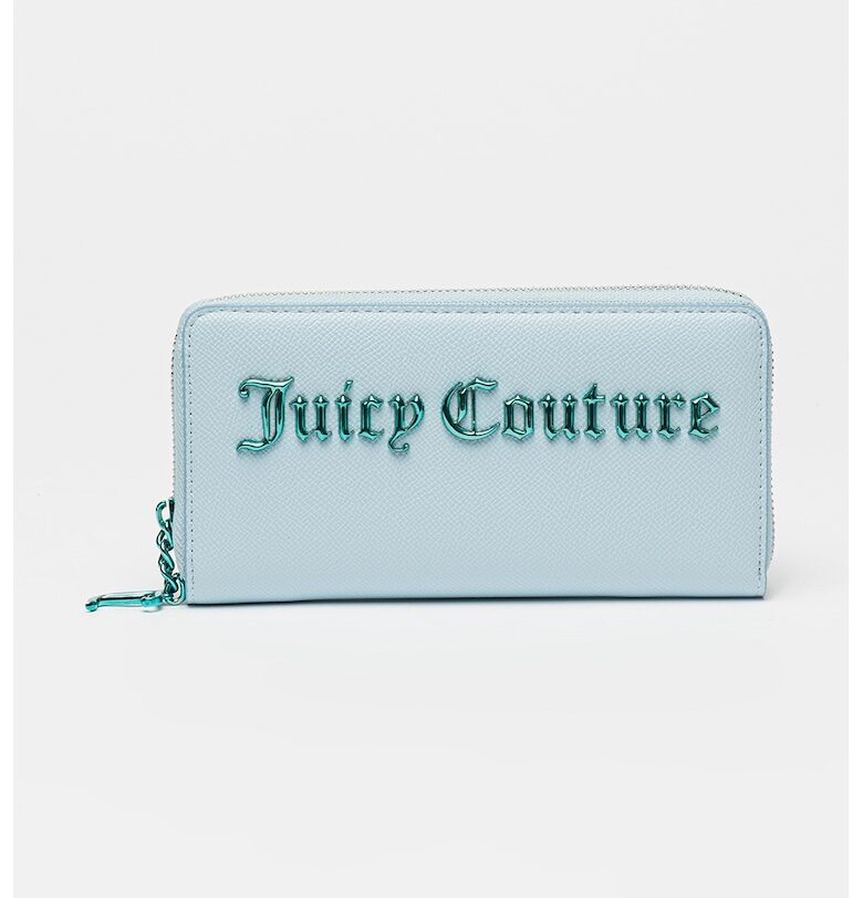 Портфейл Jasmine от еко кожа с цип и метално лого Juicy Couture