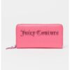 Портфейл Jasmine от еко кожа с цип и метално лого Juicy Couture