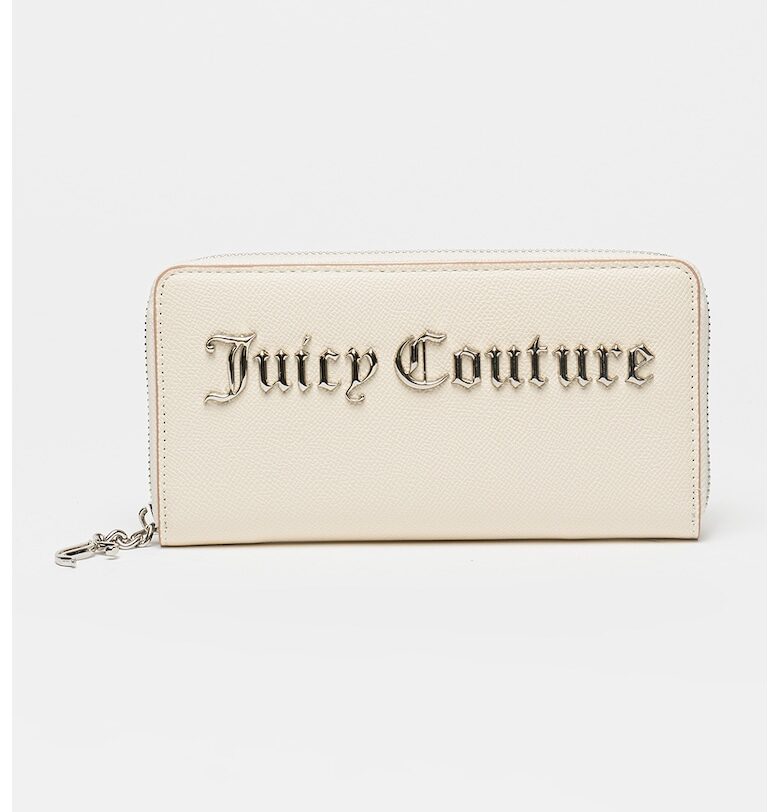 Портфейл Jasmine от еко кожа с цип и метално лого Juicy Couture