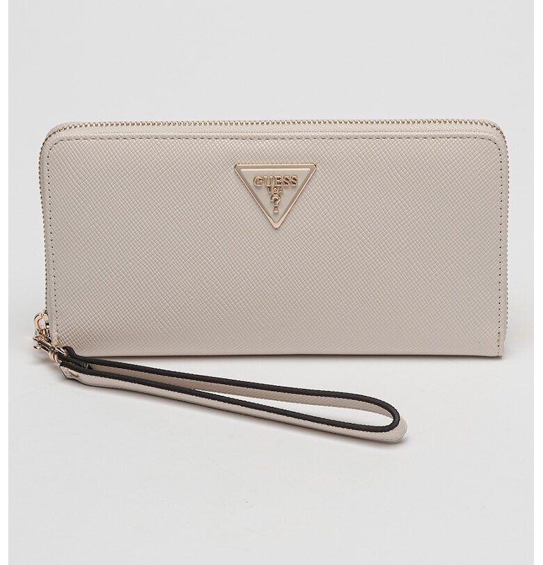 Портфейл Laurel от еко кожа с отделяща се каишка за китката GUESS