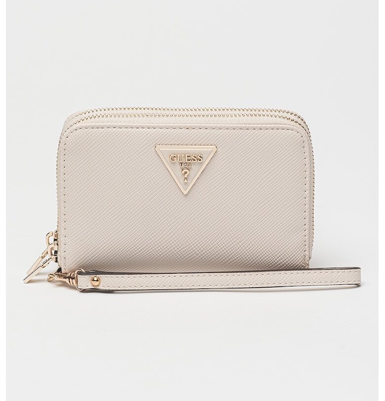 Портфейл Laurel от еко кожа с отделяща се каишка за китката GUESS