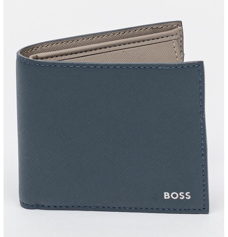Портфейл Zair от еко кожа с лого BOSS