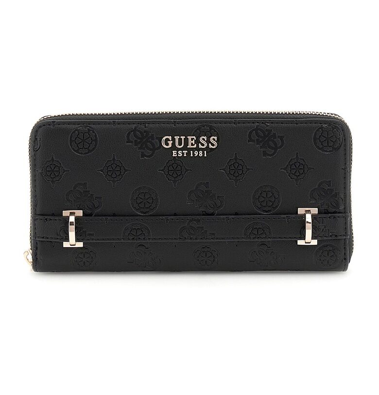 Портфейл Zarela от еко кожа с шарка GUESS