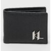 Портфейл с кожа и прегъване Karl Lagerfeld