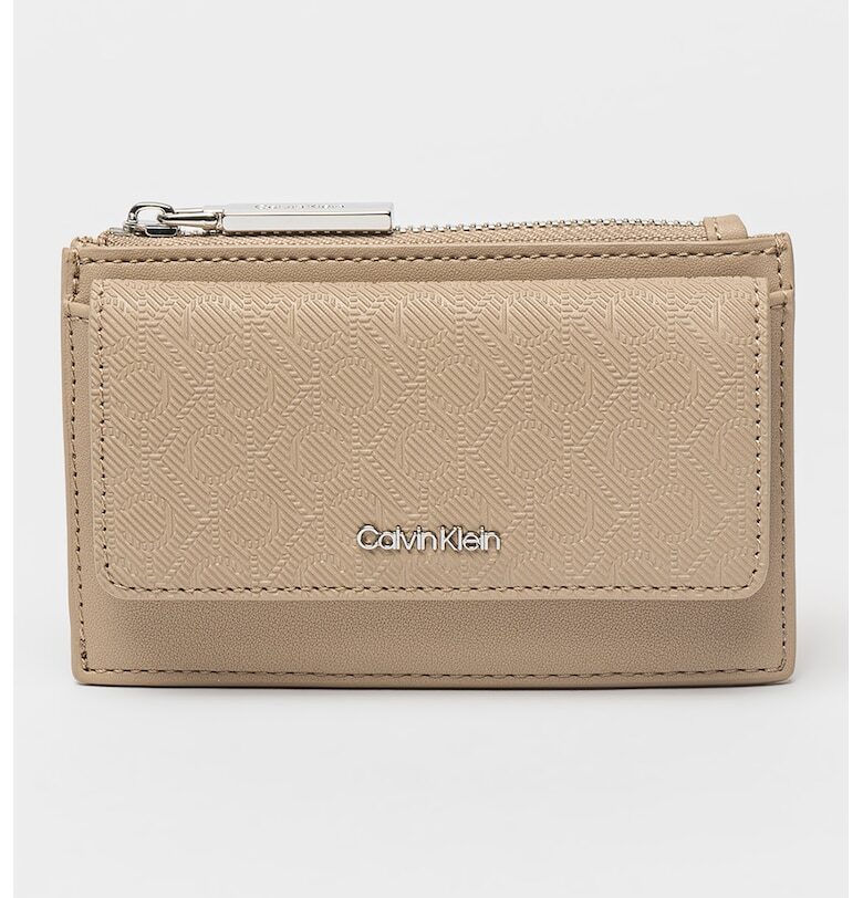 Портфейл с лого и цип CALVIN KLEIN