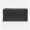 Портфейл с релефно лого и цип Liu Jo