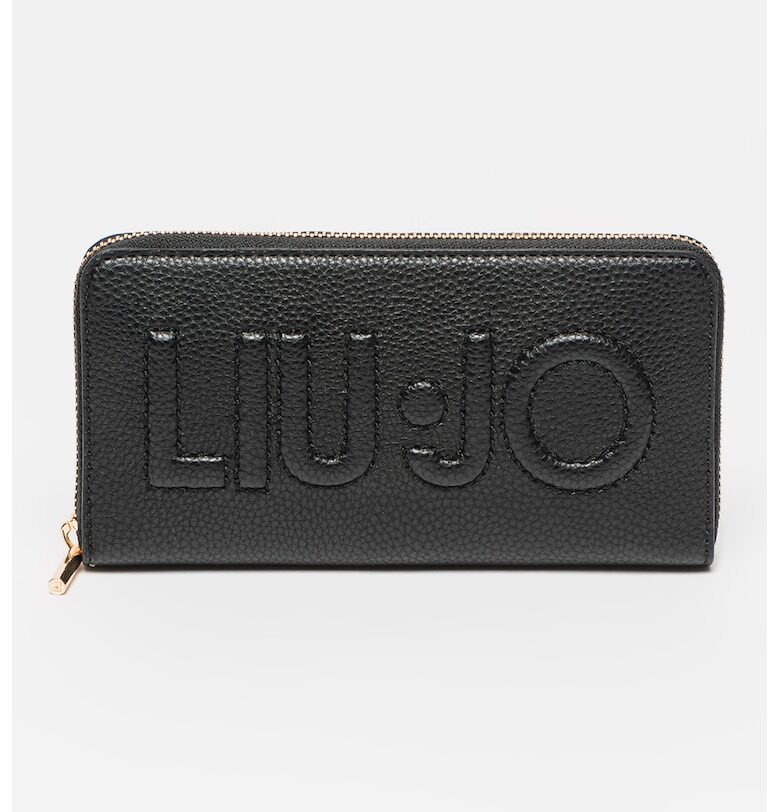 Портфейл с релефно лого и цип Liu Jo