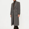 AMI PARIS Преходно палто HCO317.WV0025 Сив Regular Fit за Мъже цена