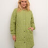 Kaffe Преходно яке Shally 10504093 Зелен Regular Fit за Жени цена