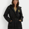 Lauren Ralph Lauren Преходно яке 297951264001 Черен Straight Fit за Жени цена
