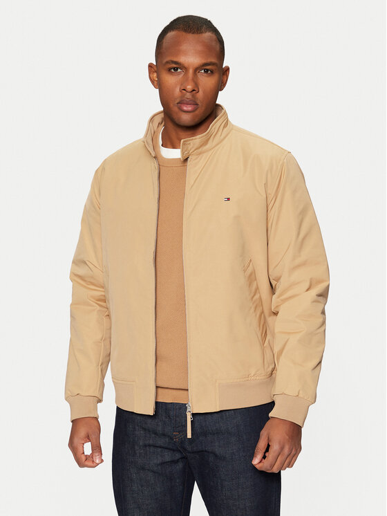 Tommy Hilfiger Преходно яке Harrington MW0MW37647 Бежов Regular Fit за Мъже цена