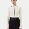 Bruuns Bazaar Пуловер Johania BBW3653 Бял Slim Fit за Жени цена