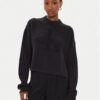 Calvin Klein Jeans Пуловер Logo Intarsia J20J223615 Черен Relaxed Fit за Жени цена