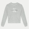 Calvin Klein Jeans Пуловер IG0IG02647 Сив Regular Fit цвят на ниска цена