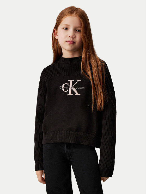 Пуловер Calvin Klein Jeans за Момичета цена