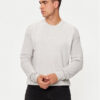 Calvin Klein Jeans Пуловер Monologo J30J325671 Сив Regular Fit за Мъже цена