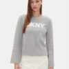 DKNY Пуловер DJ4R0504 Сив Regular Fit за Жени цена