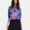 Desigual Пуловер Pensee Lacroix 24WWJF52 Виолетов Regular Fit за Жени цена