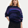 Desigual Пуловер Bristol 24WWJF71 Тъмносин Regular Fit за Жени цена