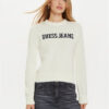 Guess Jeans Пуловер W4BR10 Z3HM1 Бял Regular Fit за Жени цена