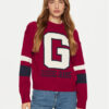 Guess Jeans Пуловер W4BR11 Z3HN2 Червен Regular Fit за Жени цена