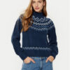 Guess Пуловер W4PR0Z Z3LQ0 Тъмносин Regular Fit за Жени цена