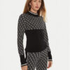 Guess Пуловер W3BR81 Z37K0 Черен Slim Fit за Жени цена