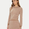 Guess Пуловер W4BR21 Z37K0 Бежов Regular Fit за Жени цена