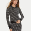 Guess Пуловер Lise W4BR21 Z37K0 Черен Slim Fit за Жени цена