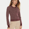 Guess Пуловер Lise W4BR21 Z37K0 Бордо Slim Fit за Жени цена
