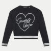 Guess Пуловер J4YR05 Z3FV0 Черен Relaxed Fit за Момичета цена