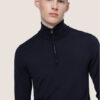 Hugo Пуловер San Gottardo 2 50435691 Тъмносин Slim Fit за Мъже цена