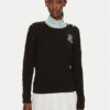 Lauren Ralph Lauren Пуловер 200932223001 Черен Slim Fit за Жени цена