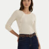 Lauren Ralph Lauren Пуловер 200940514001 Екрю Regular Fit за Жени цена