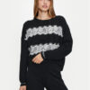 Liu Jo Sport Пуловер TF4220 MS63L Черен Regular Fit за Жени цена