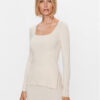 Max Mara Leisure Пуловер Timore 23336603 Екрю Slim Fit за Жени цена