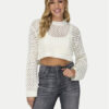 ONLY Пуловер Milla 15300575 Екрю Regular Fit за Жени цена