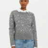 OUI Пуловер 89197 1240107 Сив Relaxed Fit за Жени цена