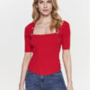 Pinko Пуловер Attinio 100419 A0LD Червен Slim Fit за Жени цена