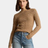 Polo Ralph Lauren Пуловер Julianna 211943903002 Кафяв Regular Fit за Жени цена